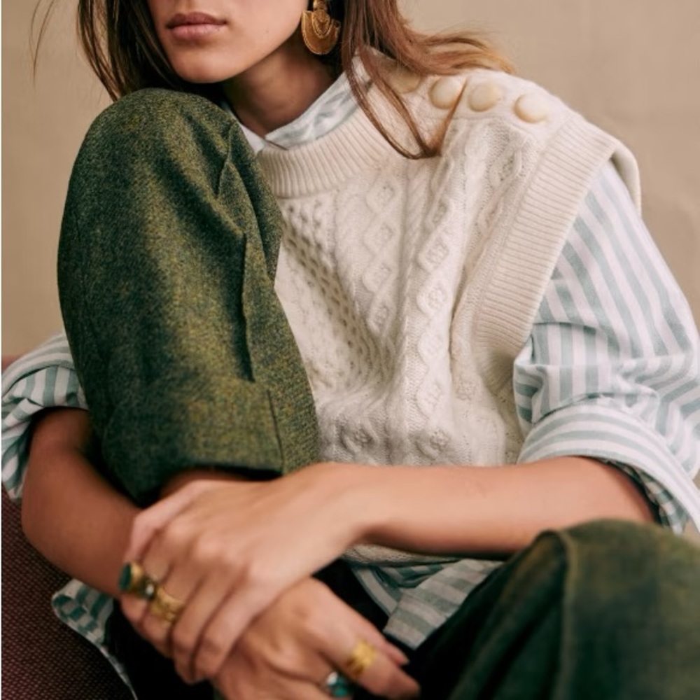 Sezane Gregoire Jumper, Size L - Picture 5 of 10